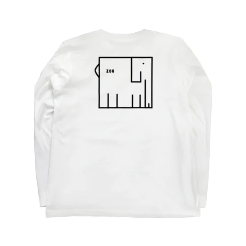 Box Elephant ロングスリーブTシャツ