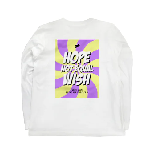 retro pop style ep4 / yellow x purple Long Sleeve T-Shirt