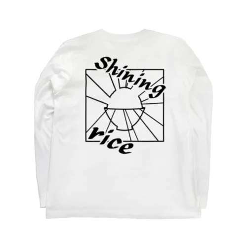 Shining rice ロングスリーブTシャツ