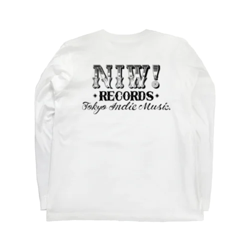 Niw! handwriting logo 2 ロングスリーブTシャツ