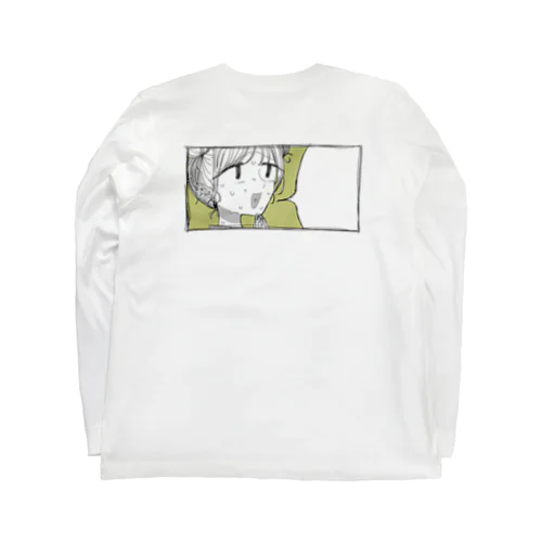 書き込め！みとちゃんバックプリント Long Sleeve T-Shirt