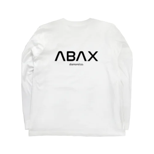 ABAX DIAMOND co. space logo 3point ロングスリーブTシャツ