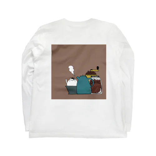 おもちねこ  カフェ Long Sleeve T-Shirt