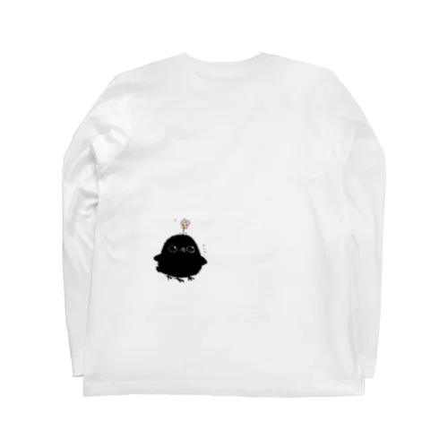 花のヤタちゃん Long Sleeve T-Shirt