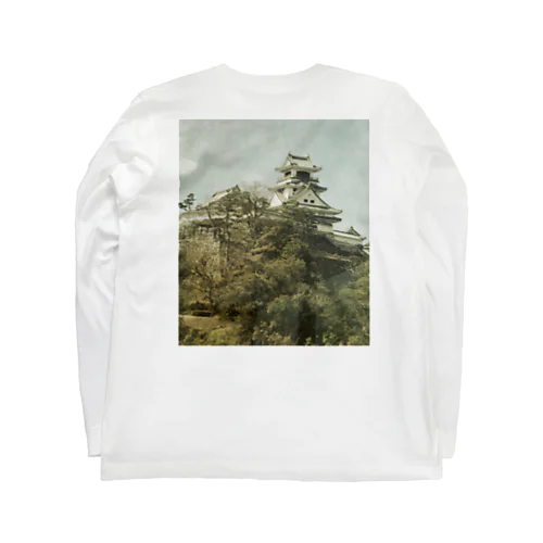 なんでもない田舎の風景「高知城」 Long Sleeve T-Shirt