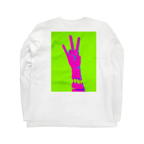 なんか変なポーズの指 Long Sleeve T-Shirt