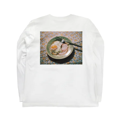 ハムエッグ（バックプリント） Long Sleeve T-Shirt