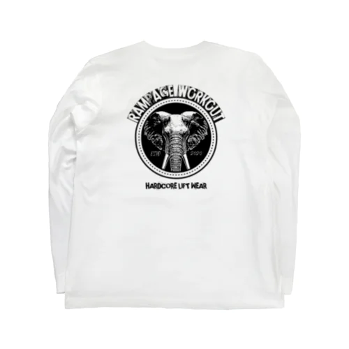 RampageWorkout Logo LongSleeve 白系色 ロングスリーブTシャツ