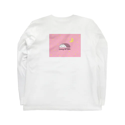 宇宙でオフトゥンぐらし！(ピンク) Long Sleeve T-Shirt