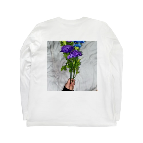 blue Flower Long Sleeve T-Shirt