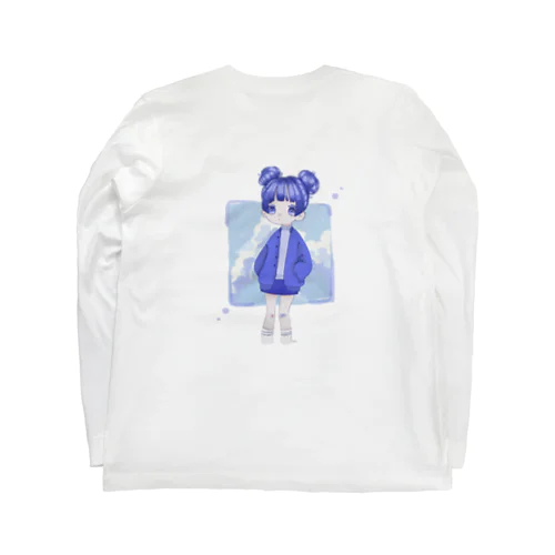 女の子(青) ロングスリーブTシャツ