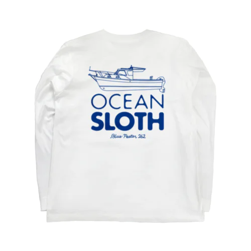 OCEAN SLOTH ロゴ＆ボート ロングスリーブTシャツ