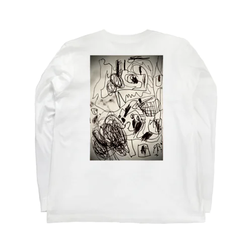 6歳のゆうしくんが描いたピカソみたいな絵 Long Sleeve T-Shirt