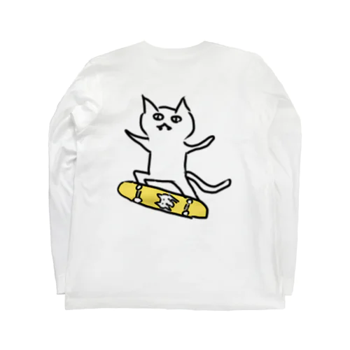 スケート猫による猫好きのための Long Sleeve T-Shirt