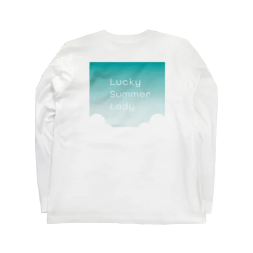 lucky summer lady ロングスリーブTシャツ