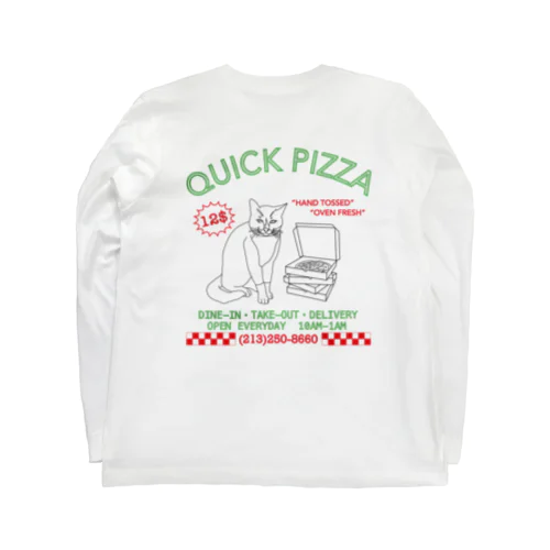 QUICK PIZZA UNIFORM ロングスリーブTシャツ