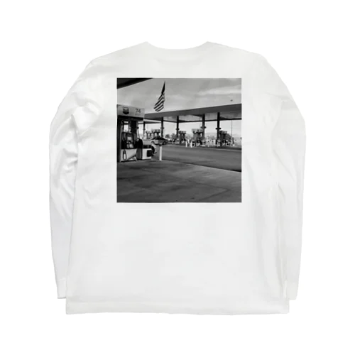 Americaのガソリンスタンド Long Sleeve T-Shirt