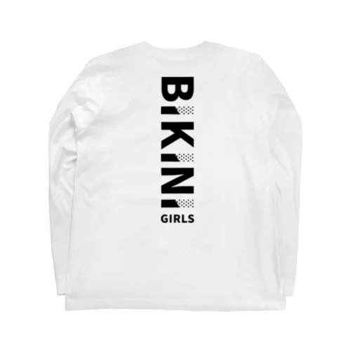 BIKINI GIRLS／ビキニガールズ　シルエット裏面ありバージョン ロングスリーブTシャツ