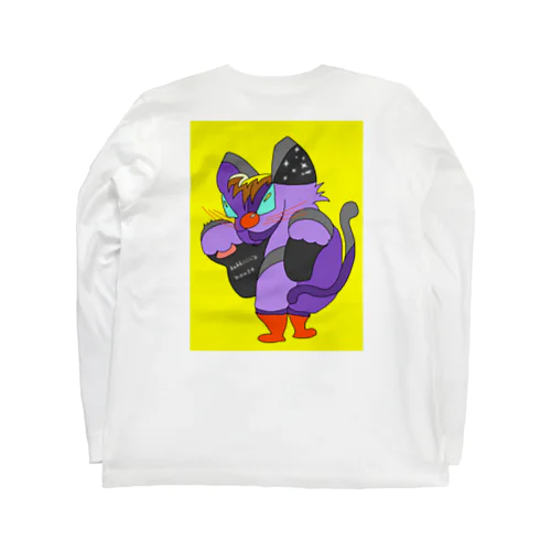 振り向き猫 Long Sleeve T-Shirt