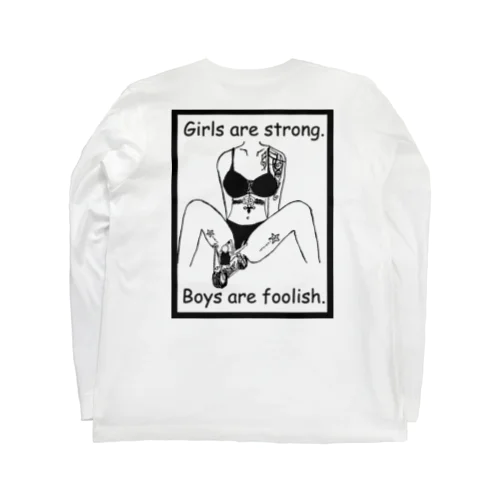 Girls are strong ロングスリーブTシャツ