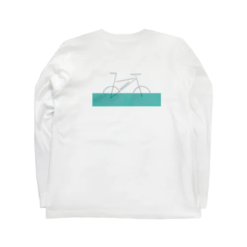 ドット自転車柄 ロードバイク Long Sleeve T-Shirt