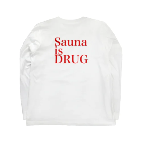 Sauna is DRUG ロングスリーブTシャツ