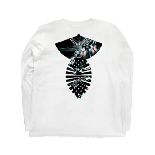 逆扇 花残月 Long Sleeve T-Shirt