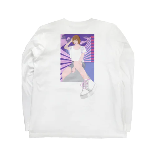 Girl 3D back Long Sleeve T-Shirt