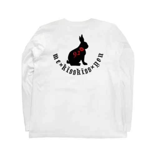 me×kisskiss×you Rabbitデザイン Long Sleeve T-Shirt