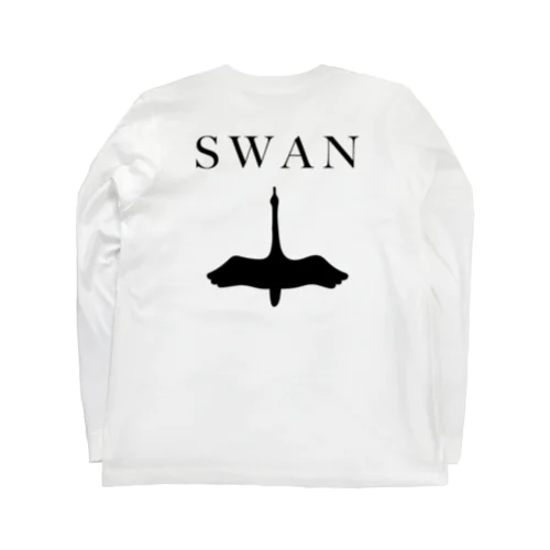 黒鳥飛翔SWAN ロングスリーブTシャツ