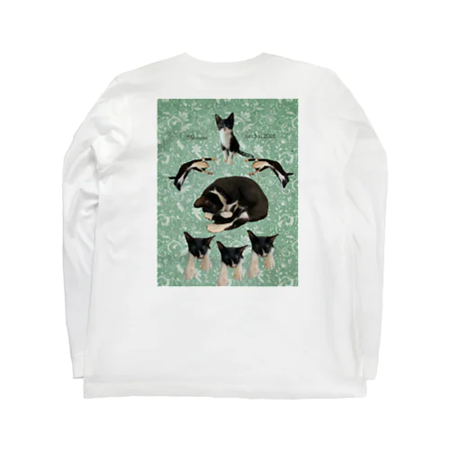 ハチワレ猫の桃太　ロンT Long Sleeve T-Shirt