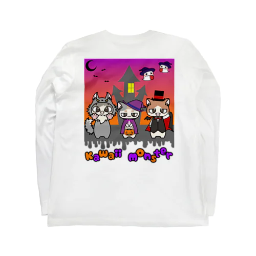 【片腕】カラー　はろうぃん Long Sleeve T-Shirt