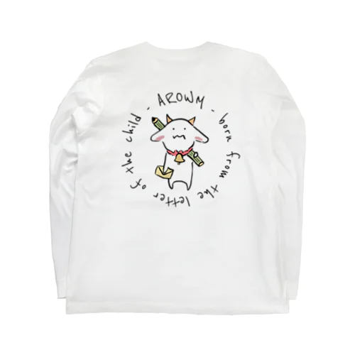 AROWM白ヤギ Long Sleeve T-Shirt