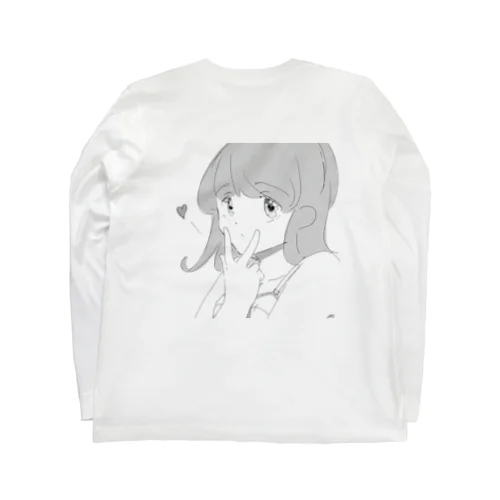 女の子です。白 Long Sleeve T-Shirt