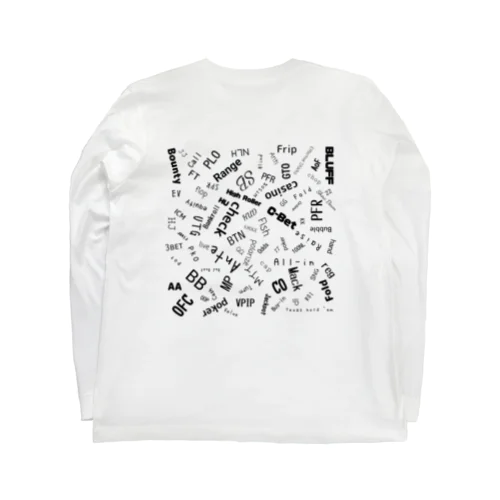 ポーカー用語デザイン Long Sleeve T-Shirt