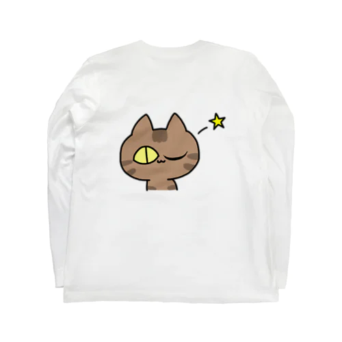 表情豊かなネコちゃん Long Sleeve T-Shirt