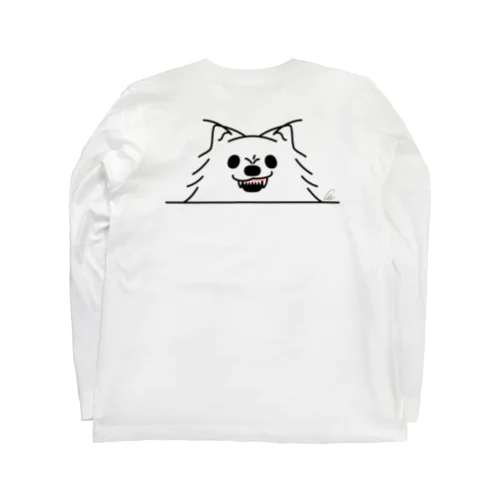 バックプリント ポメラニアンっ！*しかも怒っ！ Long Sleeve T-Shirt