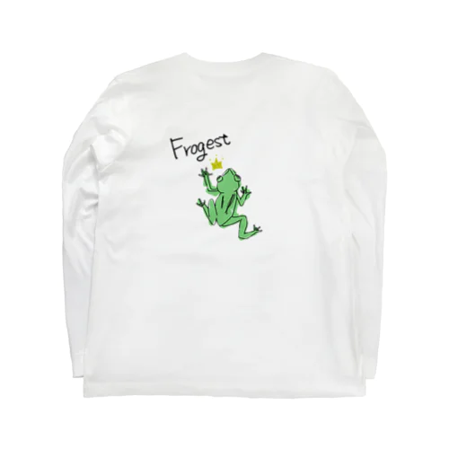 frogest 背面カエル　シンプルロゴ Long Sleeve T-Shirt