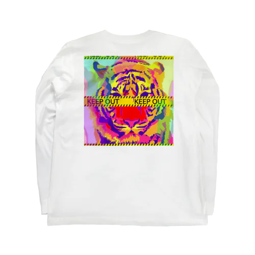 肉球＆トラ(バックプリント) Long Sleeve T-Shirt