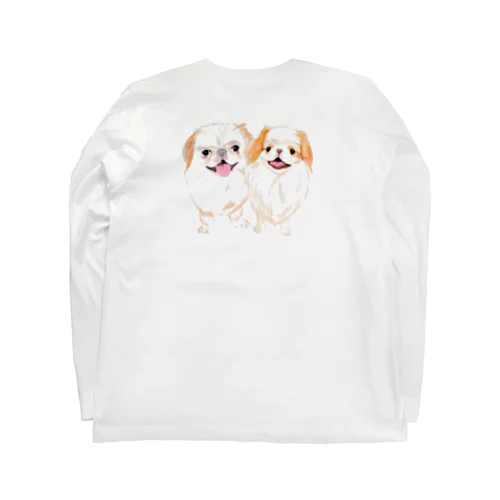 仲良し狆ちゃん Long Sleeve T-Shirt