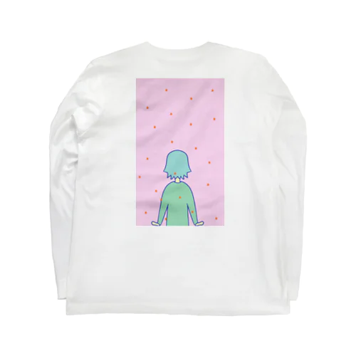 星落ち葉 ピンクver Long Sleeve T-Shirt