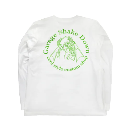 鬼っ子グリーン文字 Long Sleeve T-Shirt