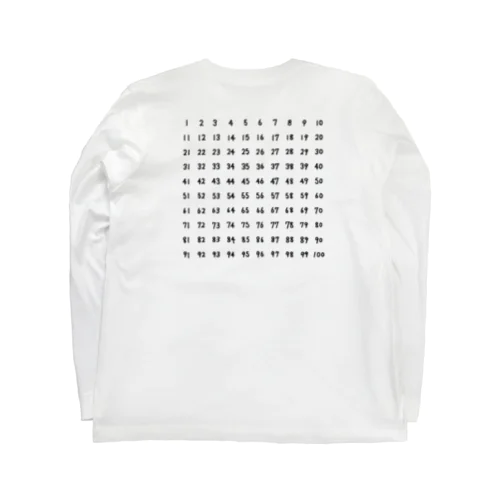 数字 Long Sleeve T-Shirt