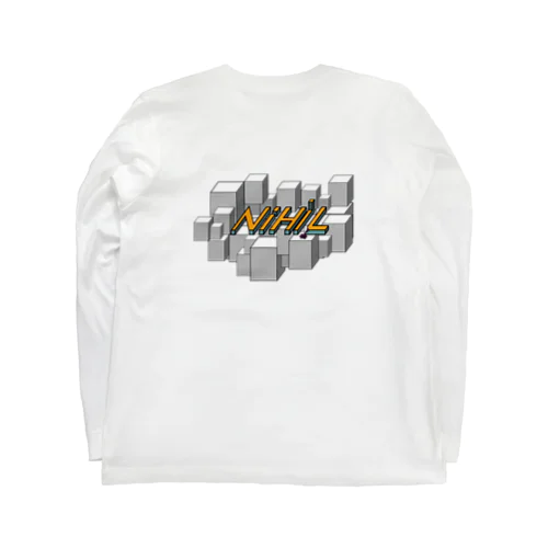 Nihil  Logo Back Print T Long Sleeve T-Shirt