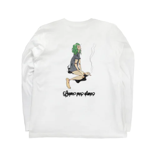 Leave me alone ロングスリーブTシャツ