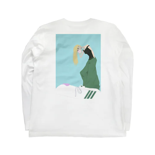 chewing  girl Long Sleeve T-Shirt