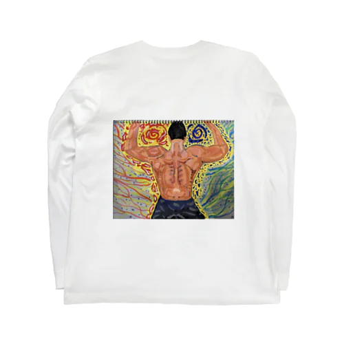 背筋ムキムキくんtシャツ Long Sleeve T-Shirt