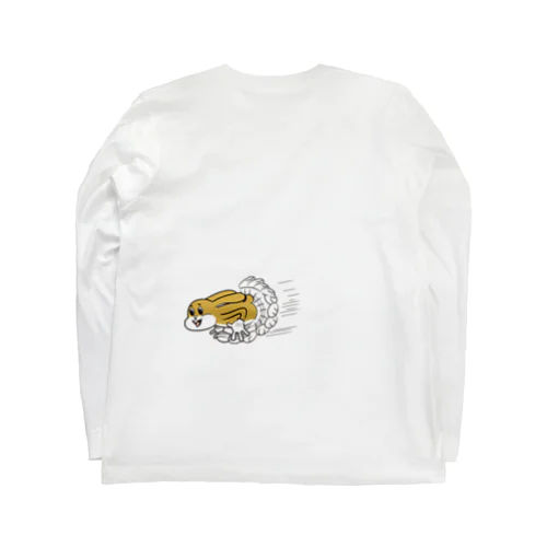 かけぬけるロップイヤー ロングスリーブTシャツ