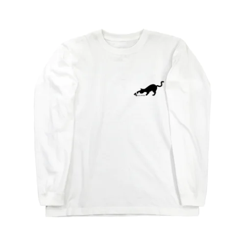 影猫（バドミントンシャトル） Long Sleeve T-Shirt