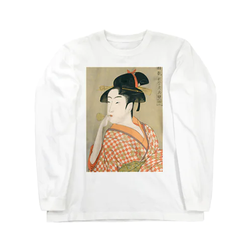 Ukiyoe　Utamaro Long Sleeve T-Shirt